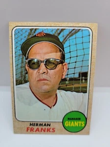 1968 Topps Herman Franks San Francisco Giants #267 EX CONDITION - Picture 1 of 6