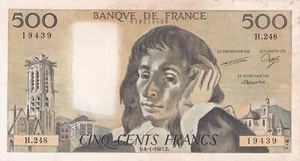 France, 500 Francs, 1987, XF, p156f - Picture 1 of 4