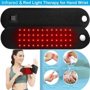 850 nm Nahinfrarot Rotlichttherapie Handgelenkbandage Pad Gürtel zur Schmerzlinderung Gelenk - Bild 1 von 12