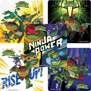 20 Rise of Teenage Mutant Ninja Turtles Stickers Party Favors Teacher TMNT - Bild 1 von 1