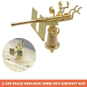 Pistola antiaérea Oerlikon escala 1/350 20 mm montaje de metal modelo 19 un./juego - Imagen 1 de 7