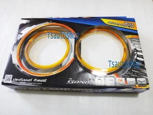Chrome Orange Head Lamp Light Cover For Chevrolet Sonic 4 Door Sedan 2013 - Imagen 1 de 6