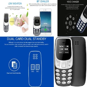 BM10 Mini GSM Unlocked Mobile Cell Phone Bluetooth Dialer Voice Changer Black UK - Picture 1 of 11