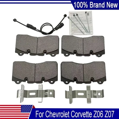 Carbon Ceramic Front Brake Pad Kit 23316708 Fit For Chevrolet Corvette Z06 Z07 Foto 1 de 4