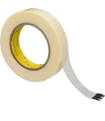 LOTE x4 3M Scotch 8898 Filamento Cinta Flejadora 1 pulgada x 60 yardas. MARFIL Foto 1 de 4