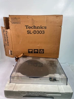 【Warehouse storage item, excellent condition】Technics turntable SL-D303 with - Image 1 of 4
