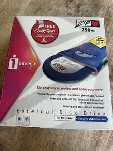 Kit de démarrage pour disque externe USB Iomega Zip 250 Mo - Photo 1/6