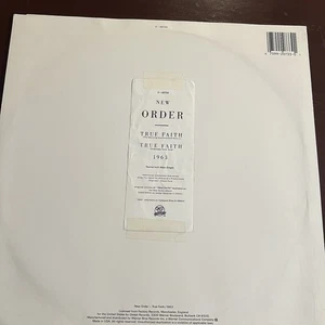 New Order - True Faith / 1963 (1987 Vinyl Qwest Records 0-20733 - 12” Single - Picture 1 of 5