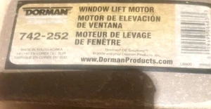 Dorman 742-252 Power Window Motor for Select Ford, Lincoln, Mercury Models - Picture 1 of 4