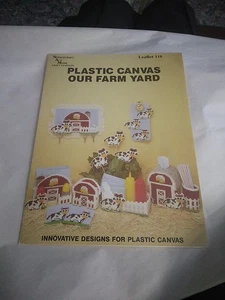 Unser Bauernhof Hof Kunststoff Leinwand Muster Heft Kühe Scheunen Land - Bild 1 von 6