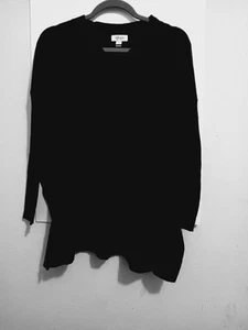 Style & Co. Women's Oversized Sz Petite Large Gray Sweater, Ribbed Sleeves, EUC - Picture 1 of 5