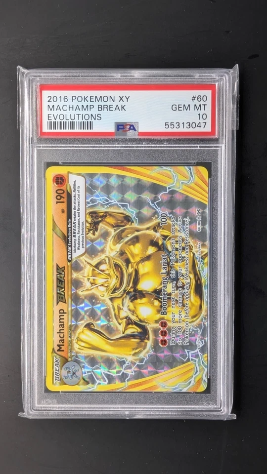 Machamp BREAK - 60/108 - Holo - XY Evolutions - 2016 - Pokemon - PSA 10 - Image 1 of 2