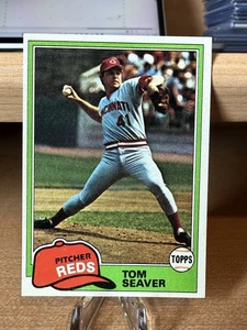 1981 Topps Baseball MLB Tom Seaver Cincinnati Reds Card #220 - Picture 1 of 2