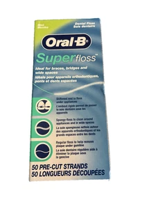 Oral B Fili di Super Floss 50 ct. (N44) - Foto 1 di 3