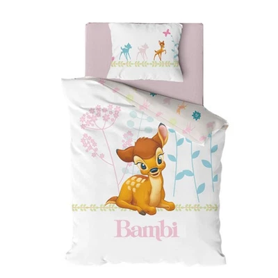 Disney Bambi Flowers Quilt Cover Set for Cot or Toddler Bed - image 1 of 2
