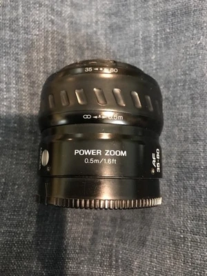 Zoom eléctrico Minolta AF 35-80 mm f/4-5,6 para montaje Minolta AF/Sony A con tapa trasera Foto 1 de 4