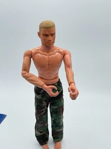 "Juguetes vintage del siglo XXI 1/6 ejército 12"" GI Joe Hasbro 1996 rubio con pantalones camuflados" - Imagen 1 de 14