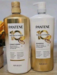 Pantene The Multi-Tasker 10 SHAMPOO & CONDITIONER, 38.2 fl oz  - Picture 1 of 4