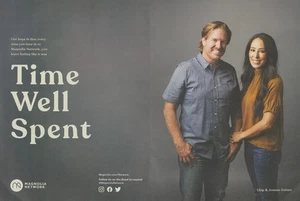 2020 Magnolia Network TV Promo - Chip & Joanna Gaines - 2 Page Print Ad Photo - Picture 1 of 3