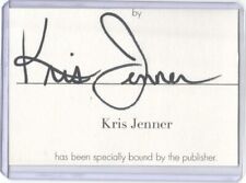 Kris Jenner Autograph Signed Card Sized Cut Keeping Up With Kardashians