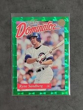 1993 Donruss Elite Dominators #1 Ryne Sandberg Chicago Cubs 1861/5000