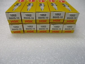 NGK B6HS-10 1052 Spark Plugs Set of 10 - Picture 1 of 6