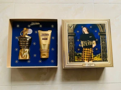 Jean Paul Gaultier JPG Le Male Elixir Mens Gift Set 75ml edp & 75ml shower gel