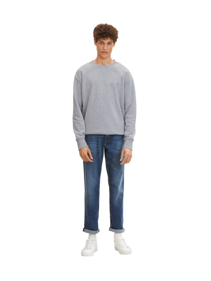 TOM TAILOR Jeans Homme Marvin - Coupe Droite Bleu -utilisé Mi Pierre W29-W40 - Photo 1/1