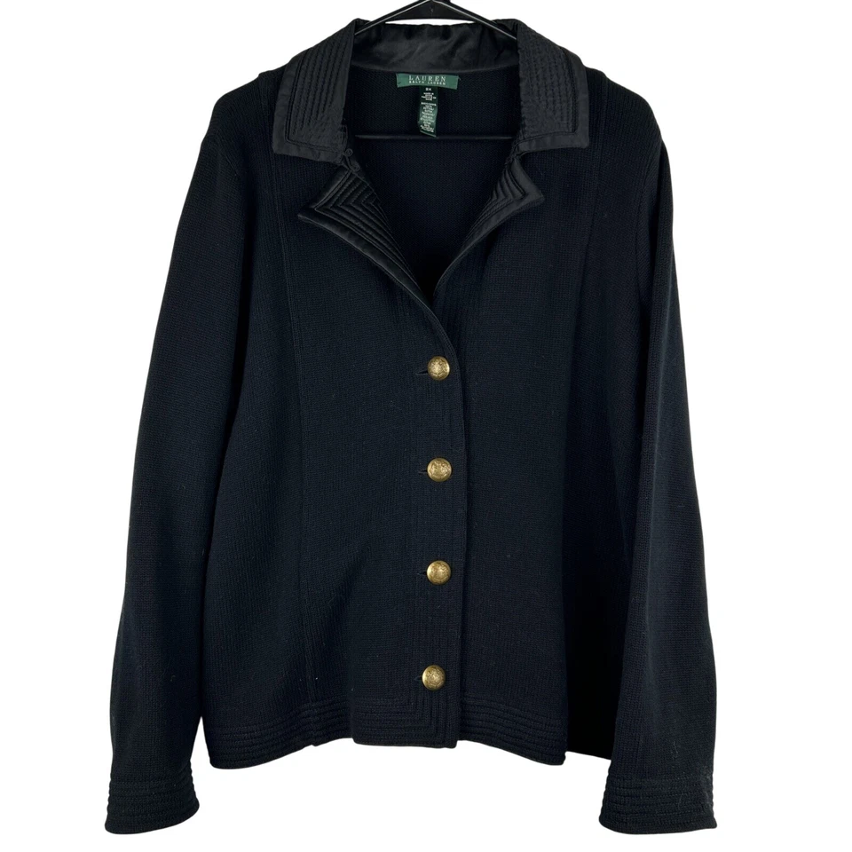 Blazer Vintage Lauren Ralph Lauren 2X Antiguo Preppy Ecuestre Dinero Antiguo Foto 1 de 4