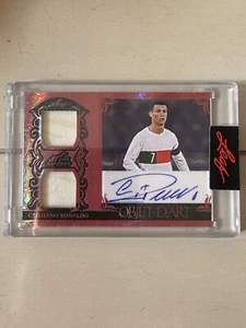 2023 Leaf Cristiano Ronaldo Objet Dart Patch Auto Art of Sport /7 - Bild 1 von 3