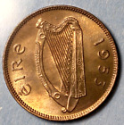 IRELAND+Coin+1953+HALF+PENNY+BRILLIANT+UNCIRCULATED