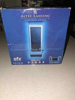 NEW Open Box Altec Lansing 2.1 Channel Powered Computer Speaker System VS3121 - Image 1 of 4
