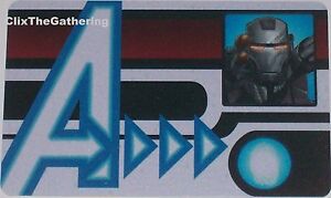 NFID-010 WAR MACHINE ID CARD Nick Fury Agent of S.H.I.E.L.D Marvel Heroclix