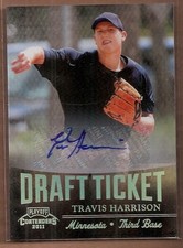 2011 Playoff Contenders Draft Ticket Autographs #DT1 Travis Harrison