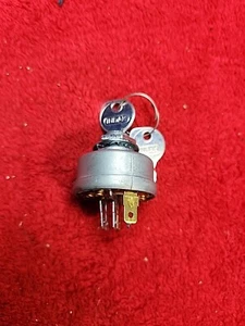 GENUINE OEM KOHLER PART # 25 099 37-S; KEY SWITCH INDAK IGNITION SWITCH - Picture 1 of 6