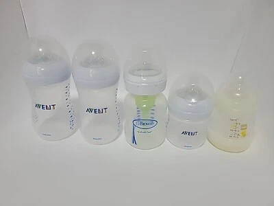 Lote De 3 Biberones Avent,1 Dr Brown's,1 MAM Juego De 5  Foto 1 de 4