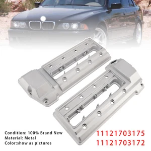 Left+Right Engine Valve Cover Pour BMW 540i E39 740i 740iL 1998-01 E38 X5 Z8 - Picture 1 of 12