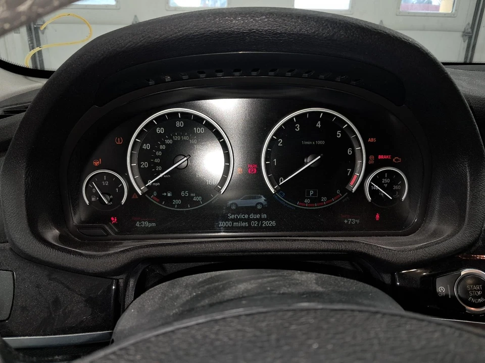 Medidor de velocímetro usado se adapta a: BMW X3 2014 clúster analógico gasolina MPH con cabezal d Foto 1 de 4