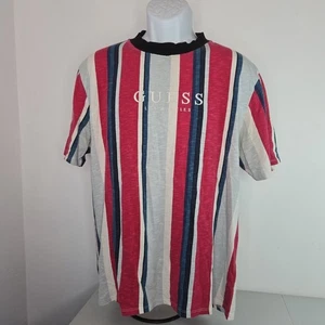 Guess Originals Los Angeles Striped Short Sleeve Crewneck T-Shirt M - Bild 1 von 7