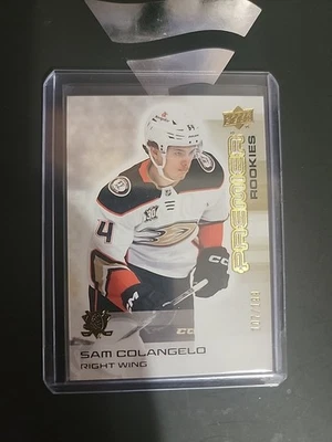 2024-25 Upper Deck Premier Sam Colangelo Rookie RC #166/199 Ducks - Image 1 of 2