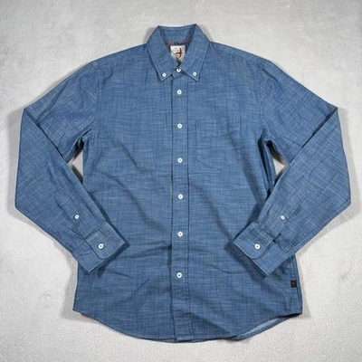 Camisa Relwen Abotonada M Highland Azul Índigo Brillante HUCKBERRY Foto 1 de 4