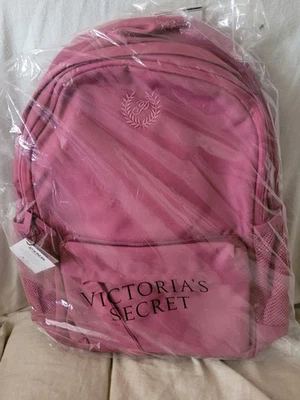 Mochila Victoria's Secret ROSA Hiedra Clásica de Lona Roja Violeta Nueva con Etiquetas Foto 1 de 4