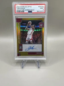 2022 Donruss Optic Tari Eason Rookie Gold /10 Signature Series Auto Psa 9 ๐ฅ - Picture 1 of 2