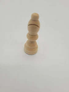 piezas de ajedrez de repuesto Bishop 2 1/4" fondo de fieltro magnético madera Asney - Imagen 1 de 4