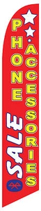 Sale Phone Accessories Feather Banner Swooper Flag - FLAG ONLY - - Picture 1 of 1