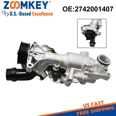 Engine Water Pump for Mercedes-Benz C300 2015 2016-2018 2742000601 A2742001407 Foto 1 de 4