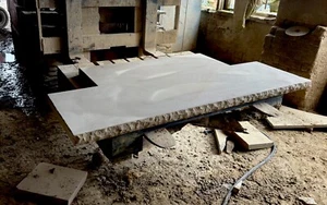 Natural Stone Firehearth - Dressed Edge (Made to order - £200 per sqm) - Picture 1 of 2