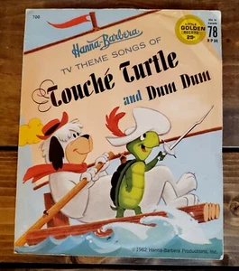 1962 "TOUCHE TURTLE & DUM DUM" Orig. Hanna Barebra GOLDEN RECORD TV TITELSONGS - Bild 1 von 7