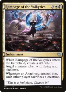 MTG 1X RAMPAGE OF THE VALKYRIES KALDHEIM NEAR MINT/MINT - Picture 1 of 1