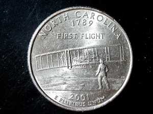 2001-P North Carolina Statehood Quarter #2 - Picture 1 of 2